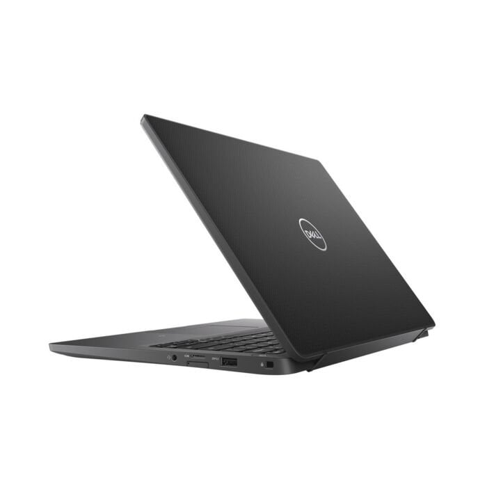 Dell Latitude 14 7400 Whiskey Lake - 8th Generation, Core i5 QuadCore 08-GB Ram, 256GB SSD 14" Full HD 1080p, LED Backlit KB - Sleek black Dell Latitude 14 7400 laptop with LED backlit keyboard, ideal for students and freelancers.