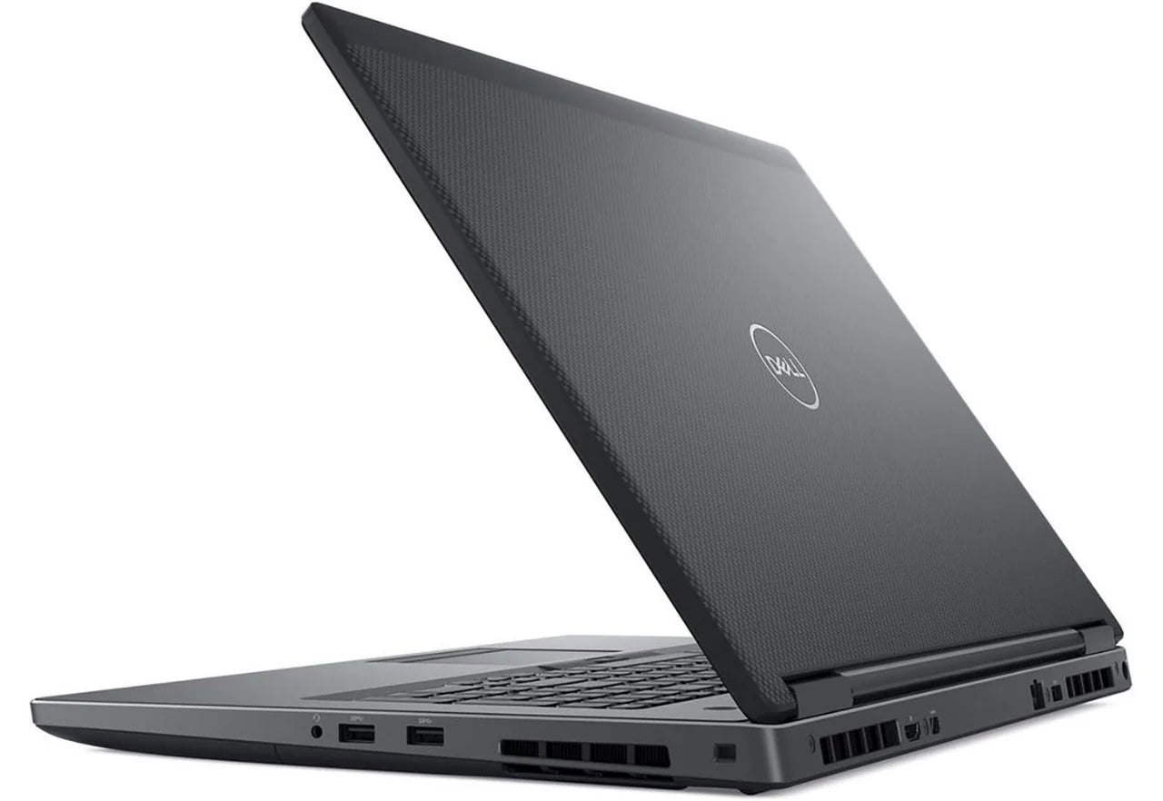 “Dell Precision 7710 top cover with Dell logo – Xeon E3 1535M, 16 GB RAM, 512 GB SSD, 17″ display business workstation laptop”