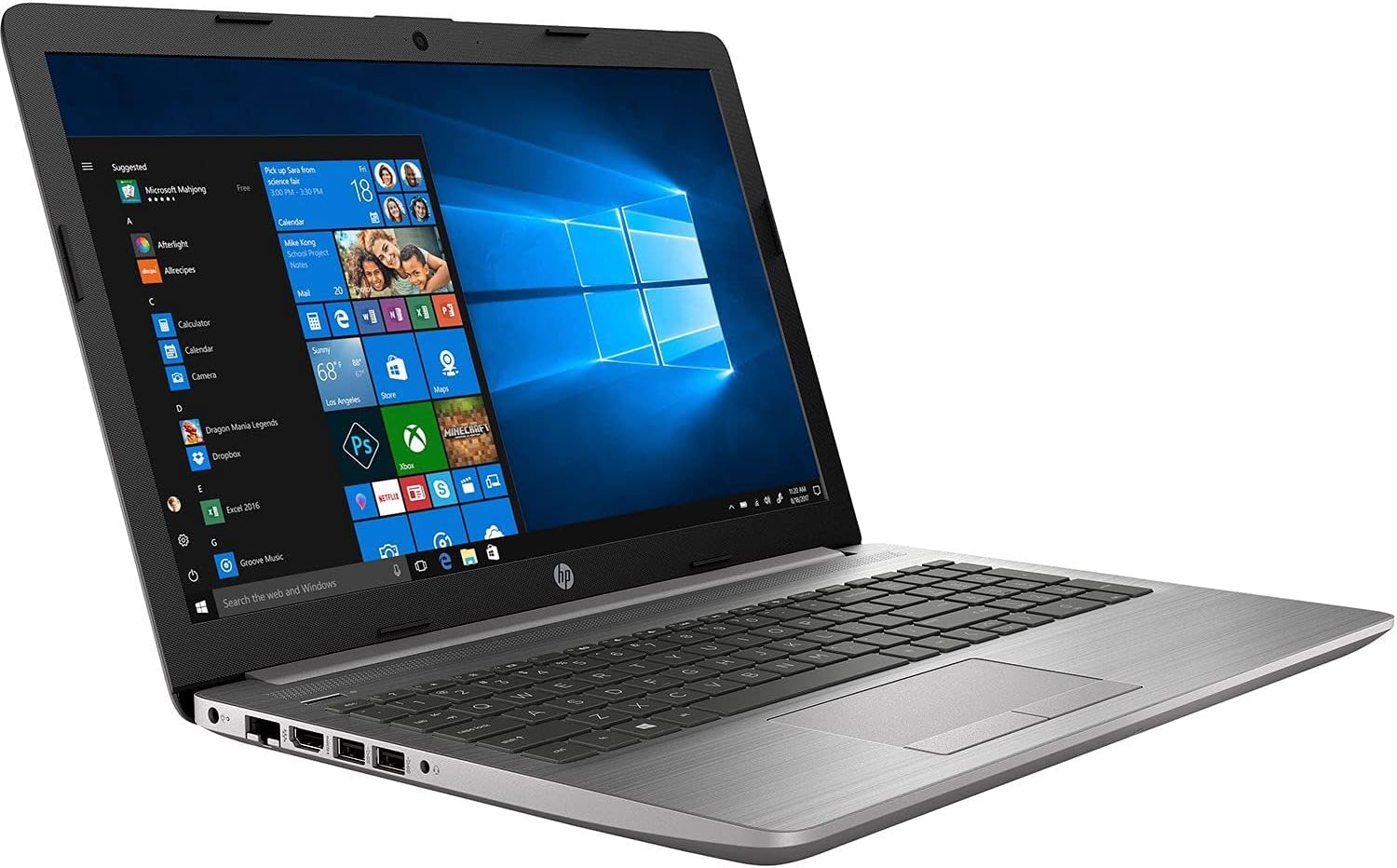 HP 255 G7 performance badge – AMD Ryzen 5 3500U, 16 GB RAM, 256 GB SSD, budget business laptop
