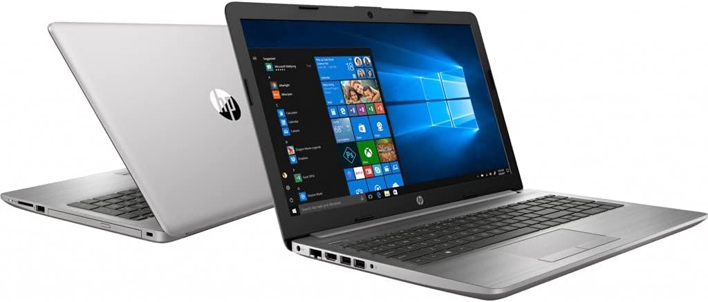 HP 255 G7 business laptop front view – AMD Ryzen 5 3500U, 16 GB RAM, 256 GB SSD, 15.6″ screen, backlit keyboard